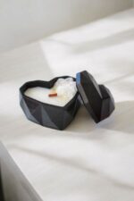 Sviečka aromatická "Geometric heart" - Image 2