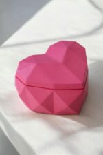 Sviečka aromatická "Geometric heart" - Image 3