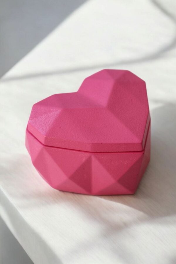 Sviečka aromatická "Geometric heart" - Image 3