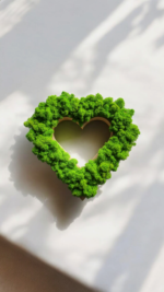 Kvetináč "Heart with Love" s machom - Image 2