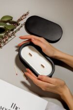 Aromatická sviečka "Rounded" - Image 6