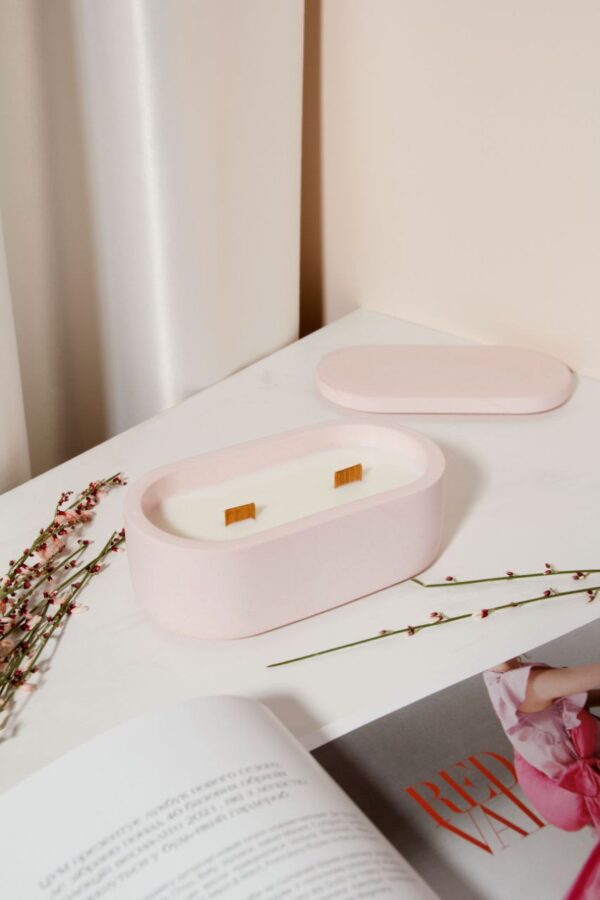 Aromatická sviečka "Rounded" - Image 8